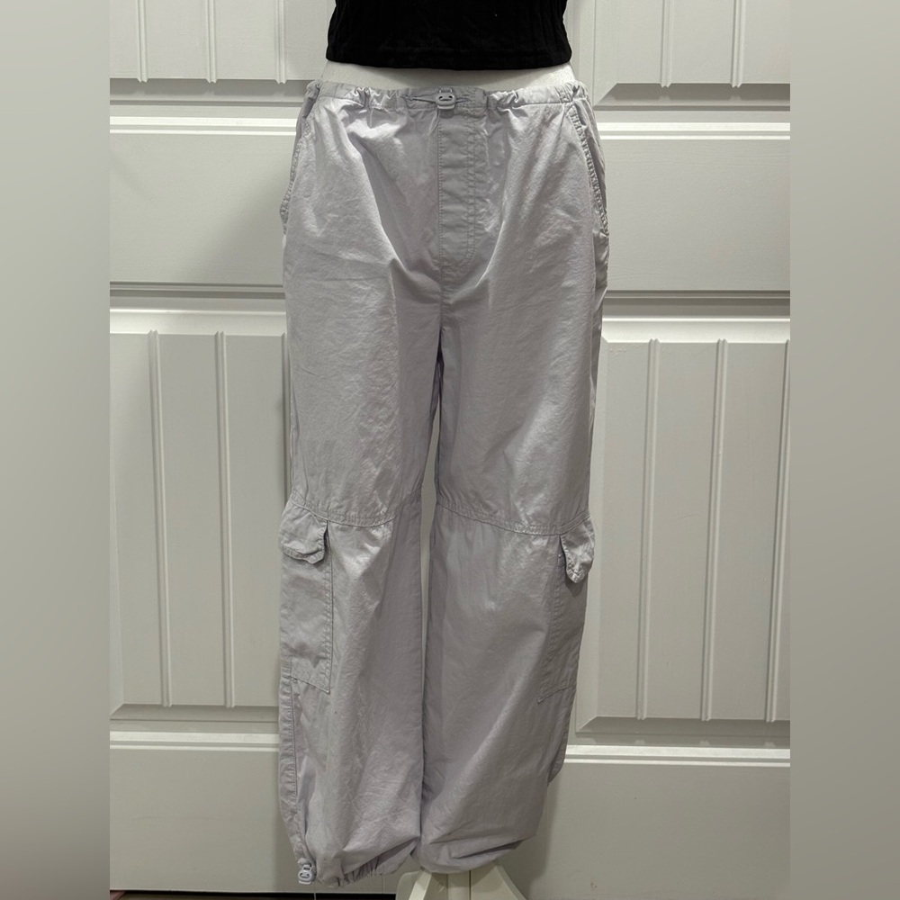 🆕 Zara Girl Lavanda Cargo Wide-Leg Pants Size 13-14